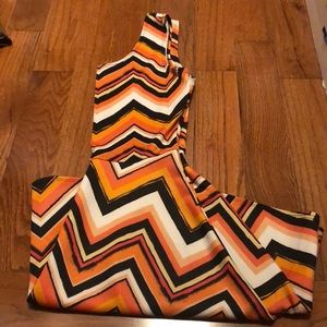 Colorful chevron dress